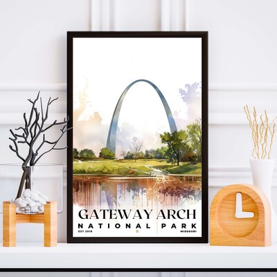 Gateway Arch National Park Poster, Travel Art, Office Poster, Home Decor | S4 - image5